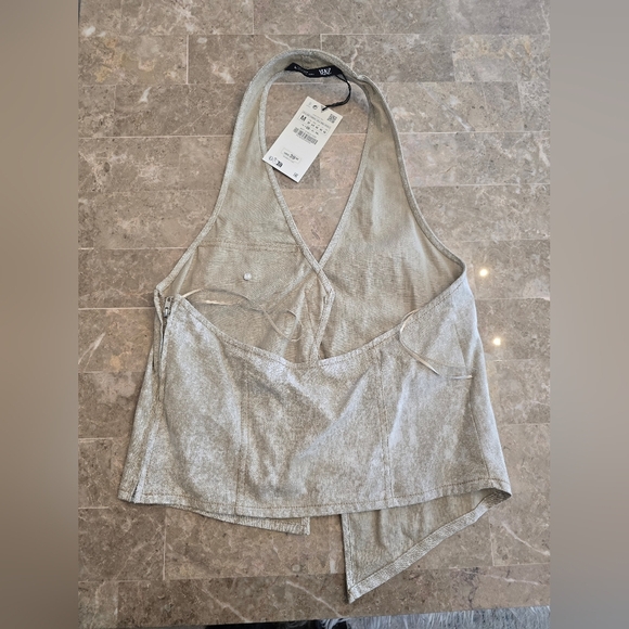 Zara Halter Zop Sz M - Picture 3 of 3